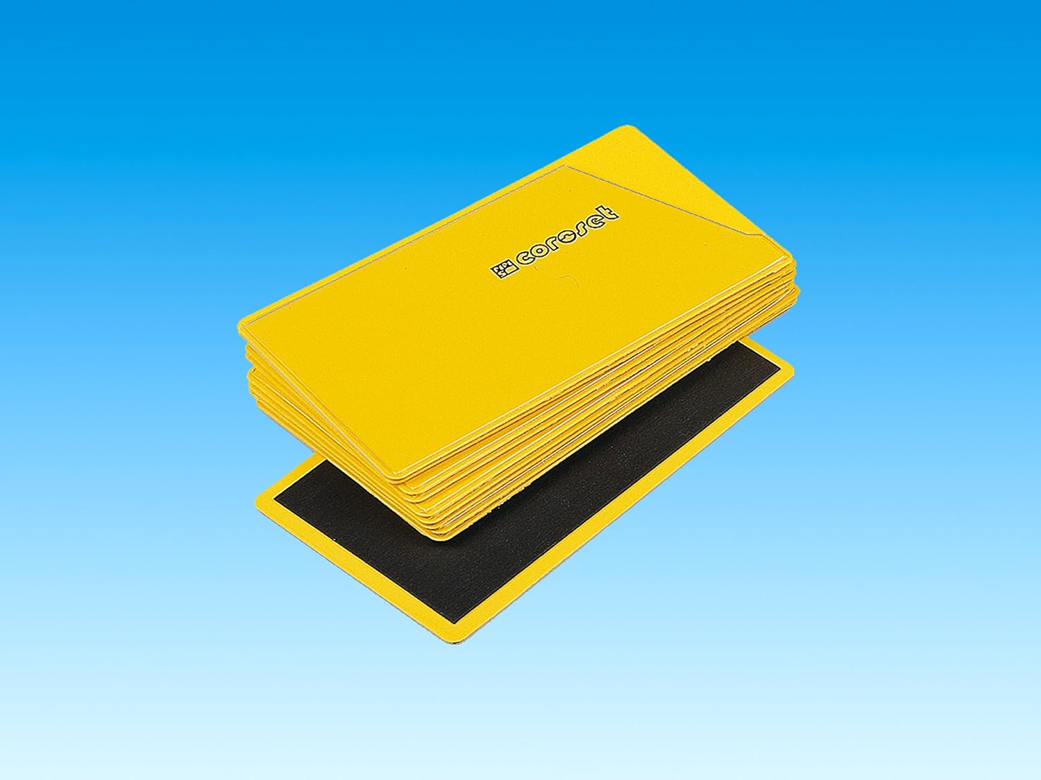 Magnetic Label Holders/Label Holders/Label Sleeves/Insert Pockets for Paper Labels, Yellow (Pack of 100, 97 x 30 mm) – Bild 2