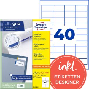 AVERY Zweckform Multi-Use Labels 48.5 x 25.4 mm White