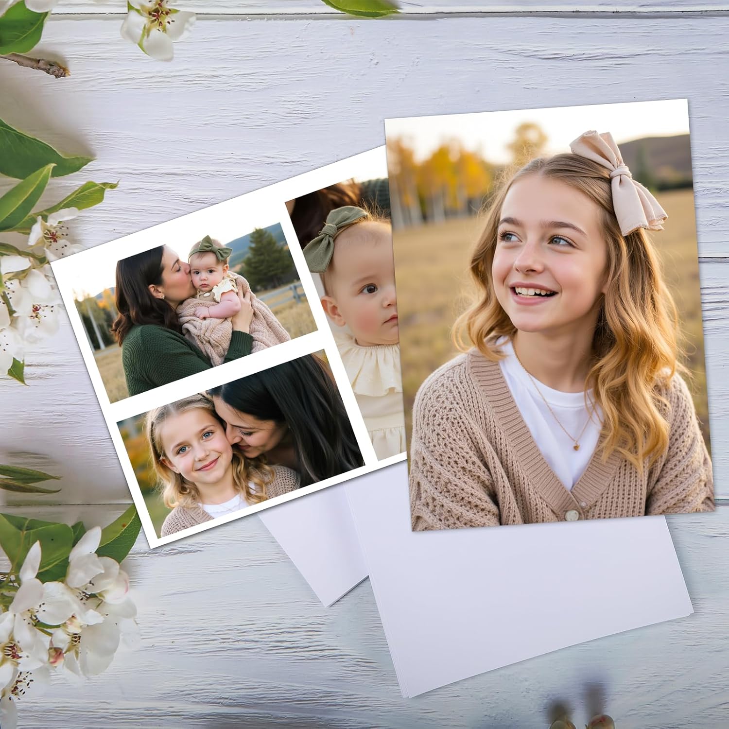 50 Sheets Photo Paper A4 200 g/m², Glossy Printer Paper (21 x 29.7 cm) for Printers, Thick Paper for Printing Photos, Pictures, Flyers – Bild 7