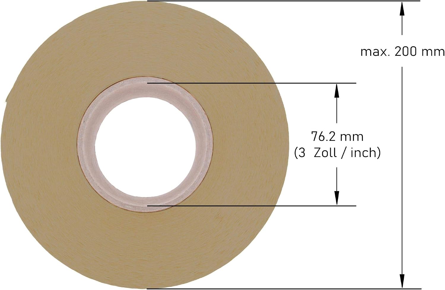 Labelident Thermal Transfer Labels on Roll White - 105 x 148 mm - 1,127 Adhesive Labels on 1 Roll (s), 3 Inch Core, Roll Labels Paper, Self-Adhesive, Carrier Professional – Bild 5