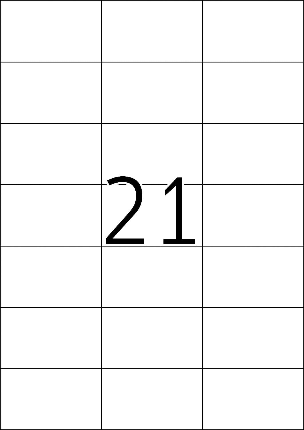 TOP Stick 8708 Universal Labels 70 x 42.3 mm White 100 Sheets – Bild 2