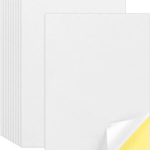 200 Sheets of Sticker Paper A4, Self-Adhesive & Printable, White Glossy Label Paper, Sticker Paper for Labels, Stickers, DIY & Office