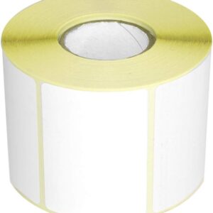 Netuno 1 Roll Thermal Labels Self-Adhesive White 70 x 50 mm Pack of 1000 Roll Labels Thermal Adhesive Labels for Address Labels Barcode Shipping Labels Thermal Transfer Labels 7 x 5 cm