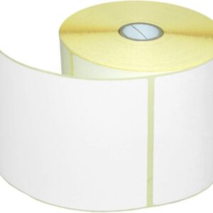 Netuno 1 Roll Thermal Labels White 100 x 150 mm Pack of 500 Shipping Labels on Roll with Perforation Self-Adhesive Labels for Thermal Printers Logistics Warehouse Paper Labels 10 x 15 cm