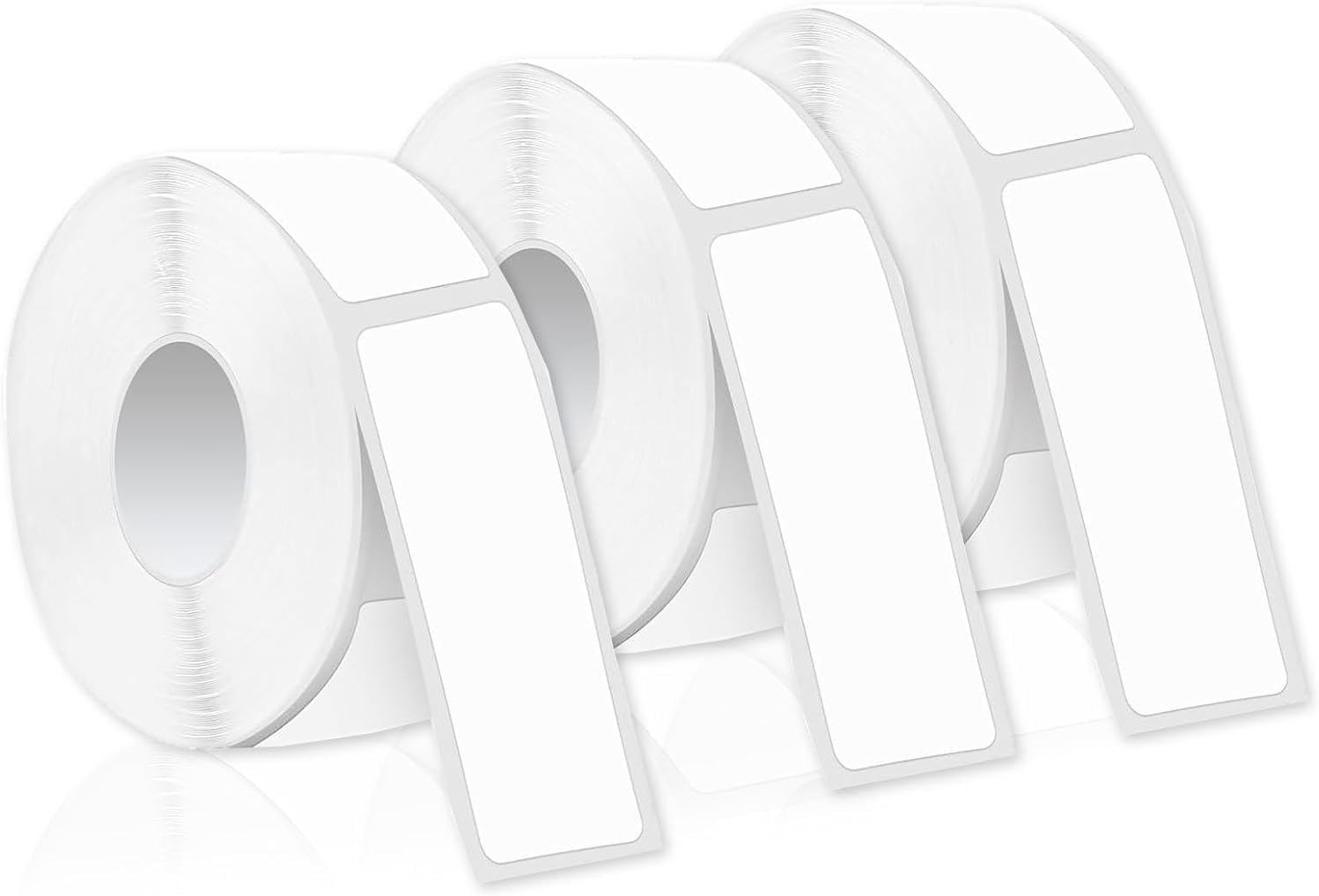 3 Rolls Replacement Label Tape 12 x 40 mm Self-Adhesive Thermal Labels