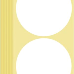 Pack of 60 White Adhesive Dots Stickers, 100 mm, Round Dot Stickers, Colour Coding Labels, Self-Adhesive Marking Dots for Labelling, Craft Stickers, Round Colour Coding Labels (White, 10 cm)