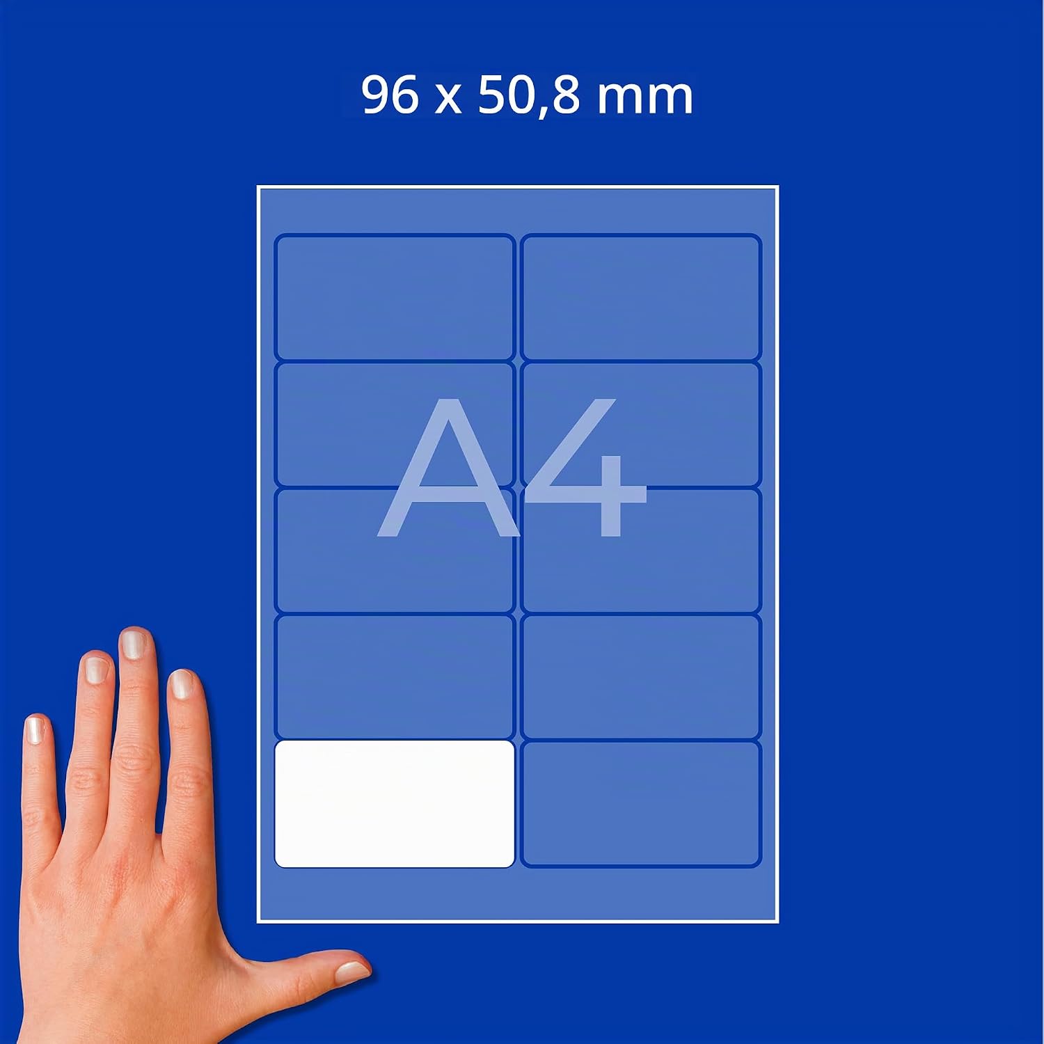 Avery Zweckform L4744REV-25 Universal Labels 25 Sheets / 250 Labels / 96 x 50.8 mm White – Bild 4