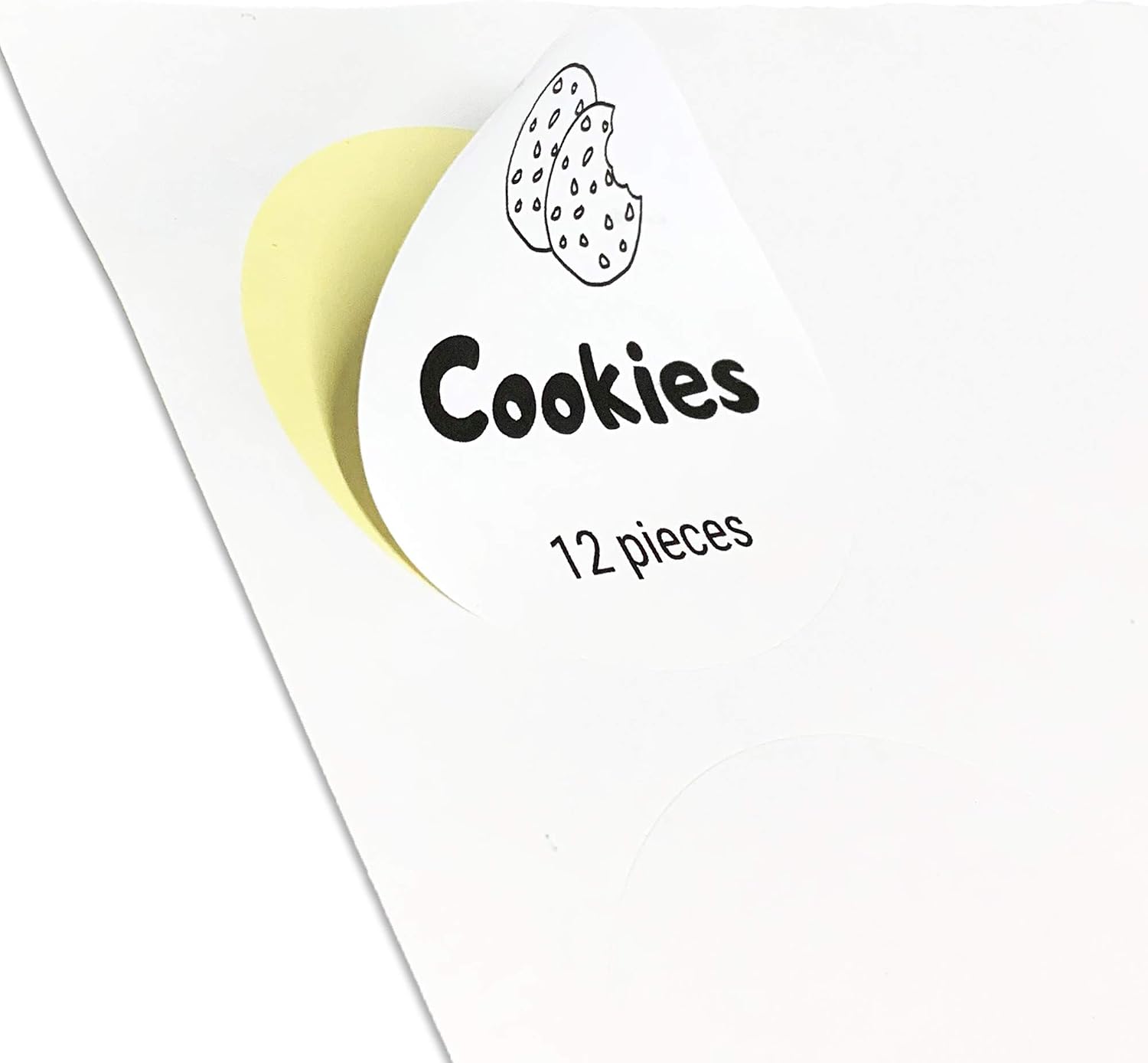 60 mm, 25 sheets, A4 labels, round, for printing, self-adhesive sticker – Bild 2