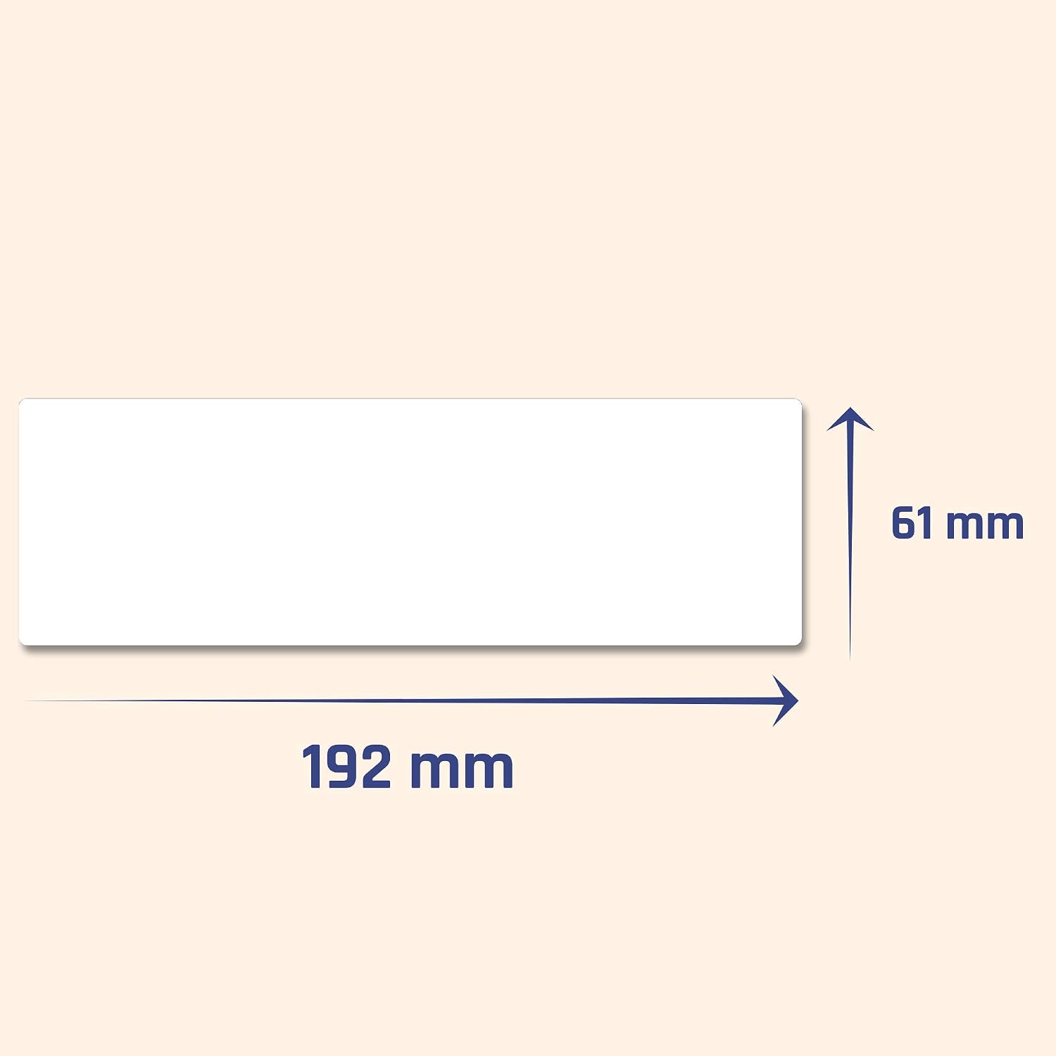 192 x 61 mm, 25 Sheets, Folder Spine, Self-Adhesive, Wide, Printable, A4 – Bild 3