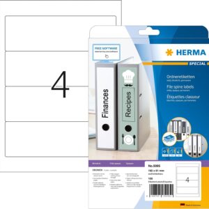 Herma Folder Spine Labels