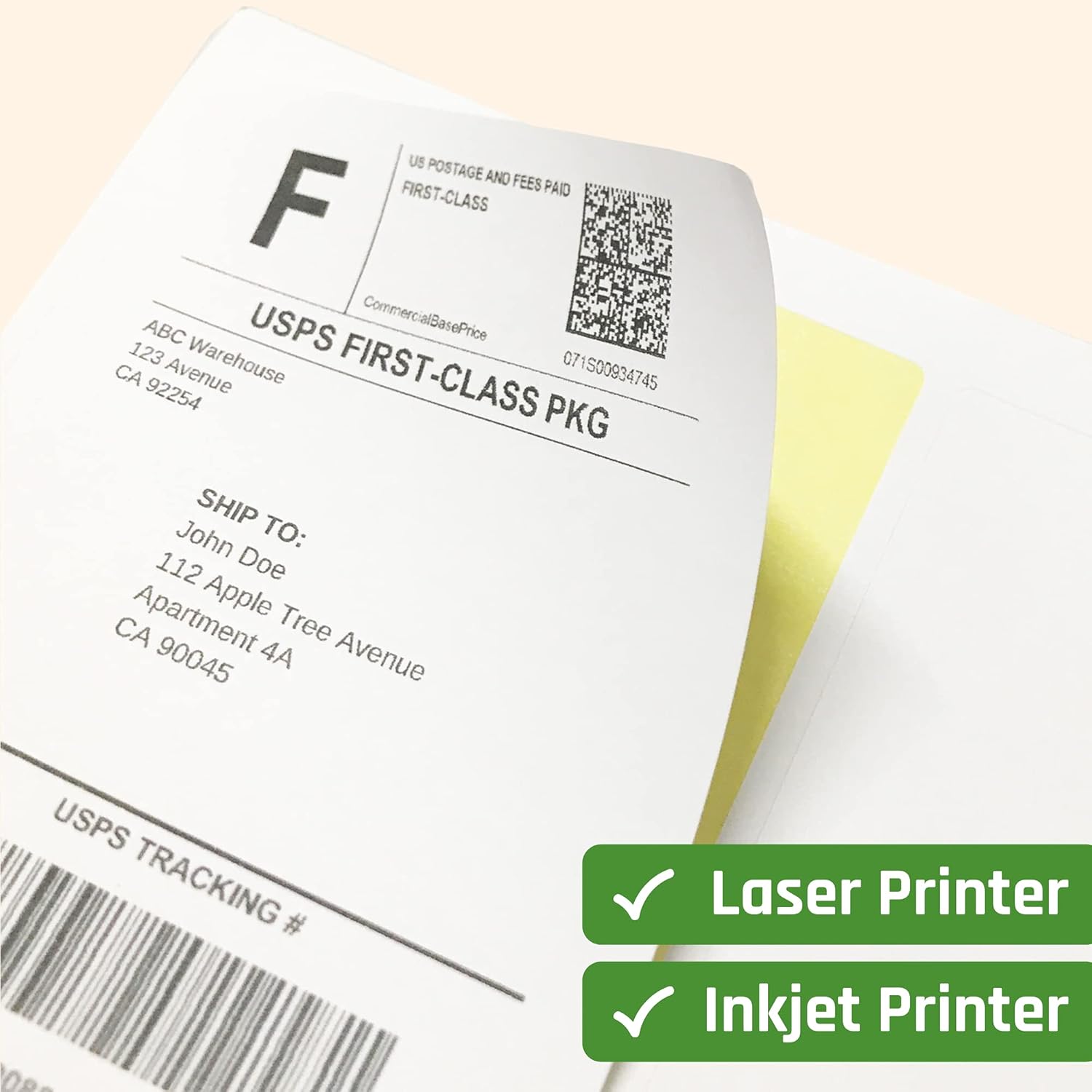 192 x 61 mm, 25 Sheets, Folder Spine, Self-Adhesive, Wide, Printable, A4 – Bild 5