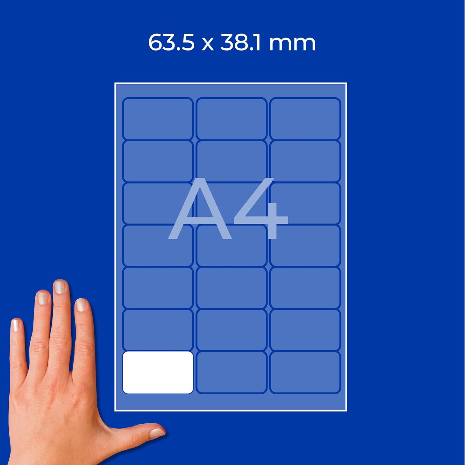 Avery Zweckform L6023REV-25 Removable Labels Company Labels to Identify Brochures 63.5 x 38.1 mm 25 Sheets – Bild 4