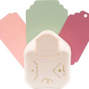 Vaessen Creative 3-in-1 Corner Punch, Create Round Corners, Tags and Labels, Paper Punch for DIY Projects, Scrapbooking and Card Making