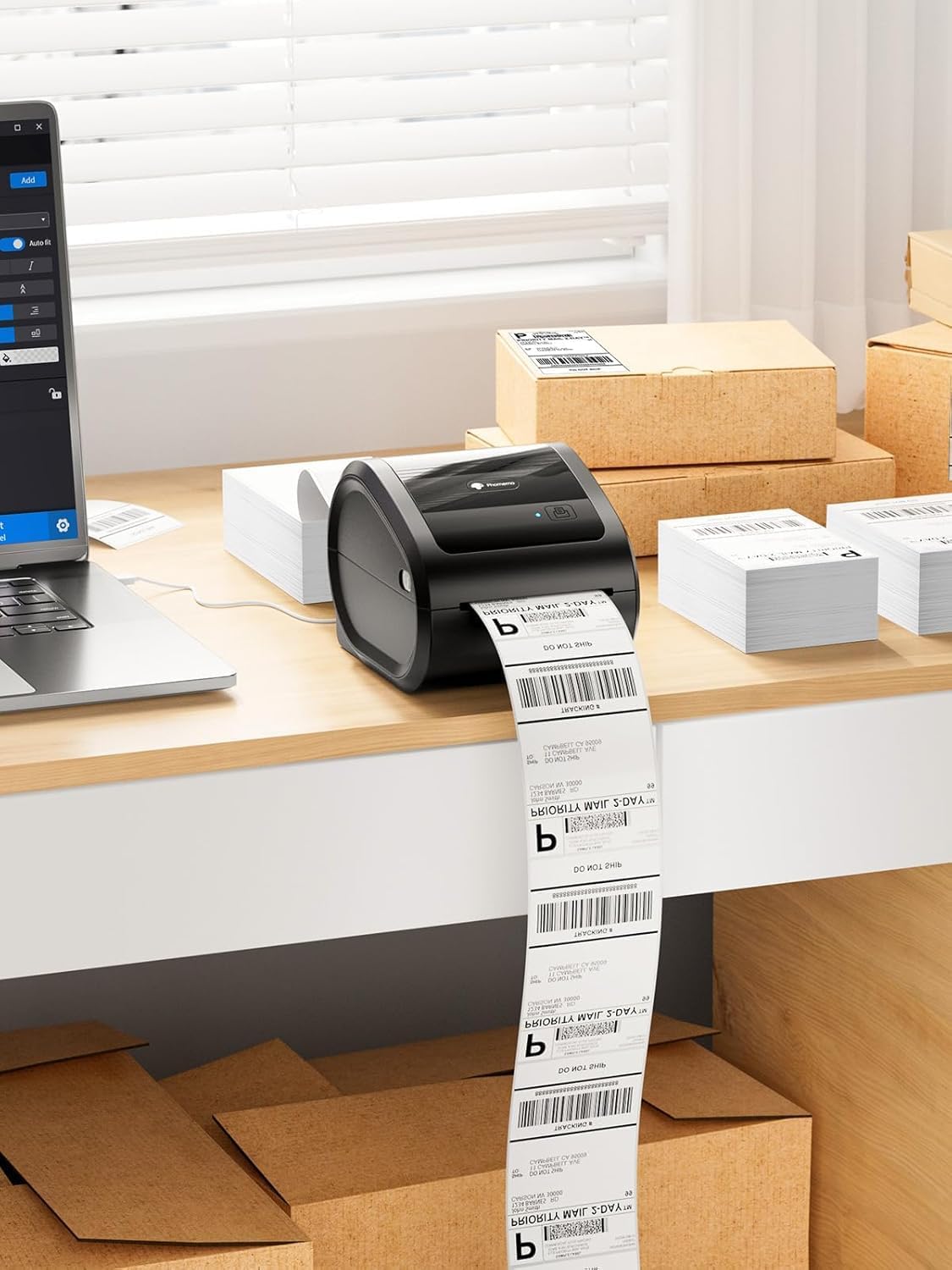 Phomemo Shipping Labels 4 x 6 Inch (Pack of 500) for DHL Label Printers – Bild 5