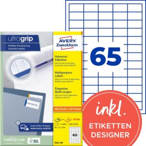 AVERY Zweckform QuickPEEL Multi-Use Labels White