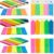 Pack of 900 Pencil Index Markers, 12 Sets in 5 Colours, Reusable Sticky Flags, Simple Index Tabs, Sticky Notes, Page Markers for Highlighting Information in Contracts, Books or Files