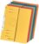 Herlitz 5976055 Hook-In File A4 with 1/2 Front Cover and Commercial Binding Pack of 5 (Assorted Colours, Pack of 2)