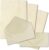 A4 Writing Paper Sets with DIN Long Envelopes, Wet Seal, Chamois Marbled (Cream), Matte Writing Paper with Envelopes 25 FarbenFroh by GUSTAV NEUSER