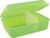 Buchsteiner Click Box High with Inner Dividers | 1 Divider | Lunch Box | Lunch Box | Storage Container | Food Storage Container | Dishwasher Safe (Lemon)