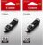 Canon Original PGI-550 PGBK Standard Black Segment Ink – Recyclable Packaging (Pack of 2)