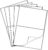 100 Sheets Universal Labels A4 Self-Adhesive Shipping Labels Stickers 200 Pieces 210 x 148 mm Address Labels Stickers – Suitable for Laser/Inkjet/Copier Use