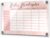 Personalised Wipe-Clean Acrylic Glass Weekly Planner School Creative Back to School Gift for Girls or Boys School Children Plan