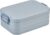 Mepal – Lunch Box Take a Break Midi – Lunch Box To Go – For 2 Sandwiches or 4 Slices of Bread – Meal Prep Box – Food Box with Dividers – Dishwasher Safe – 900 ml – Nordic Blue