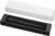 Pelikan Jazz Noble 821834 Fountain Pen, Carbon (Black), for Right-Handed and Left-Handed Users, Elegant Metal Cartridge Fountain Pen in Gift Case, Nib M