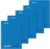 OFFICER PRODUCTS Spiral Notepad A5 Squared / Pack of 5 / 80 Sheets / 160 Pages / Notebook Spiral Notepad College Notepad with Spiral Bound / School Pad Writing Pad