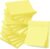 16 Pads of Sticky Notes Yellow 76 x 76 mm Self-Adhesive Sticky Notes Post Sticky Notes for Office Home School Session 75 Sheets per Pad 1,200 Sheets