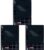 Brunnen 1067928190 Student Colour Code Notepad (A4 Squared, Line Style 28, 90 g/m², 80 Sheets) Black (Pack of 3)