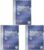 Brunnen Student Premium 4 Hole Punched Notepad (Metallic Effect Refined Cover Sheet, A4, Ruled 27 Lined, 90 gsm, 80 Sheets) (Pack of 3)