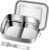 Stainless Steel Lunch Box, 1200 ml Lunch Box, Leak-Proof with Removable Divider, Lunch Boxes, Metal, Environmentally Friendly, for Adults and Children