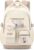 Tanou Girls‘ School Backpack Water-Repellent Large School Bag Children Made of Polyester, Fashionable School Backpack Teenager with Star Pendant for Primary and Secondary School