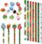 School HB Pens Set of 24 Christmas Pencils with Erasers Pencils Children Party Bags with Eraser Christmas Party Favours for Children Christmas Gift