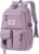FIORETTO School Backpack Teenager Girls Women School Bag School Bag Backpack School 14 Inch Laptop Compartment Water-Repellent & Lightweight, A-purple, M, Rucksack Backpacks