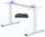 FLEXISPOT Height-adjustable desk frame, electric table legs with 2 motors and LED height display and 4 memory functions, height-adjustable table frame E1 PRO, white