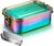 G.a HOMEFAVOR Stainless Steel Bento Box Leak-Proof Metal Lunch Box 800 ml with Removable Divider Galvanised Rainbow Colour Lunch Box