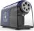 AFMAT Automatic Electric Pencil Sharpener with Container, 6 Holes for Colouring Pencils (6-11 mm), Extra Sharp, Durable Rechargeable Pencil Sharpener for Thick and Thin Pencils, School, Blue PSD2