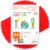 Pack of 50 Sheets of A4 80g Coloured Paper for Crafts, Printers, Scrapbooking – Ideal Origami, Papyroflexia, Office and School (Red, 50 h)