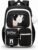 School Backpack Girls School Bag School Bag Teenager 1st – 5th Grade, Waterproof, Lightweight, Breathable with Pom Pom Pendant, Multiple Compartments, Laptop Backpack for Primary School Middle