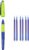 Pelikan Erase 2.0 Ergonomic Erasable Rollerball Pen Blue Ink for Right and Left Handed School Refillable 6 Refills Included