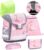 Belmil School Bag Set 403-13/AG/S/R 5-Piece Ergonomic School Bag Set with Rain Cover 1st Class 2nd Class 3rd Class – Super Light 930-990 g / Primary School