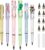 OFFCUP Eternal Metal Pencil, Pack of 6 Inkless Pencils Eternal, Infinity Pencil with Eraser, Magic Pencils with Interchangeable Head, Magic Pencil Infinity for Adults, Student Caricature