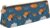 Sleeping Red Panda Pattern Pencil Case Triangle Pencil Case Portable Pencil Case Leather Organizer Zipper Cosmetic Bag, White, Bag organiser