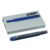 LAMY T10 Erasable Ink Cartridges with Large Ink Supply, Suitable for All Lamy Fountain Pen Models with Cartridges, 1.25 ml Content per Cartridge, 5 Pieces per Pack, Blue Ink Colour