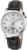 Master Time MTGA-10294-12L Radio Quartz Men’s Watch Analogue Digital with Leather Strap, silver, Classic
