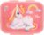 Depesche 13031 Ylvi Color Cloud Lunch Box in Pink with Unicorn Motif and Rainbow, Lunch Box with 3 Compartments and Transparent Lid