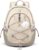LOVEVOOK School Backpack Teenager Girls School Bag Boys Casual School Backpack, Beige / Khaki, 15.6 inches, Casual