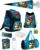 Familando Transformers School Bag Set 20 Pieces Scooli Twixter Up Filled with Pencil Case, Desk Top, Rain Cover and Large School Bag 85 cm
